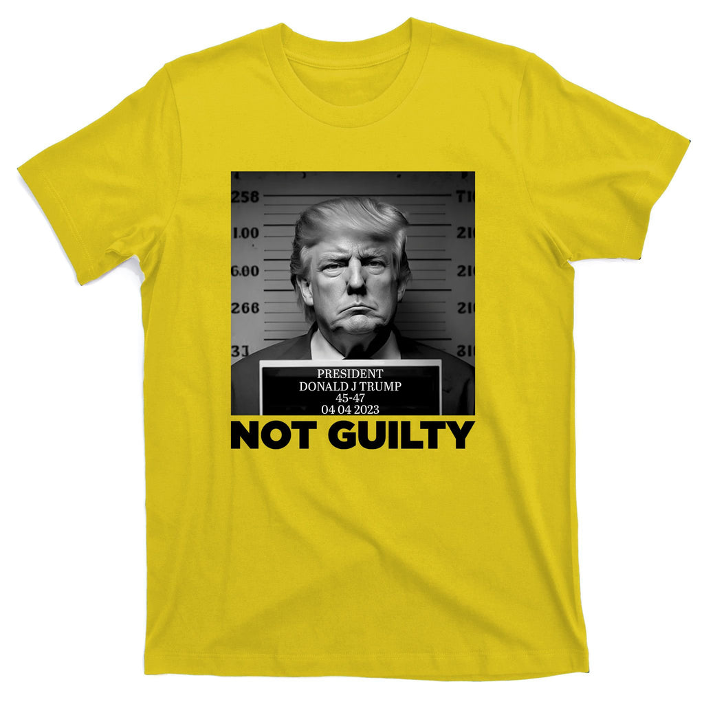Trump Mug Shot, Trump Not Guilty Pro Trump Supporter T-Shirt