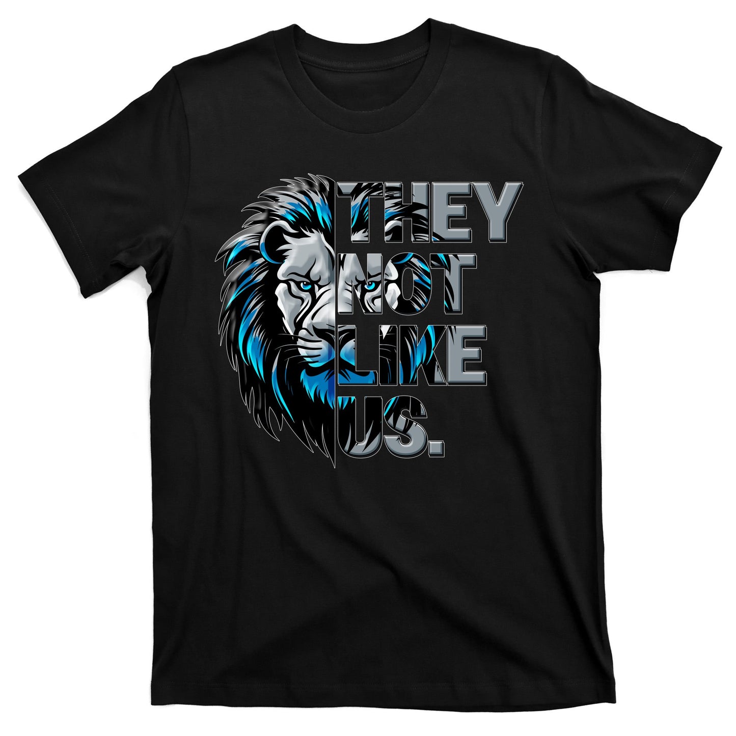 They Not Like Us Detroit Football Sports Fan T-Shirt