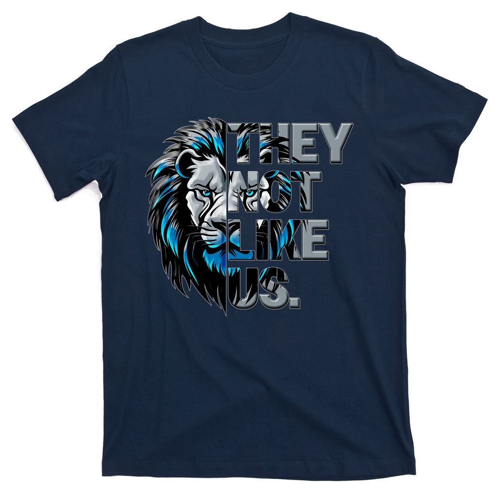 They Not Like Us Detroit Football Sports Fan T-Shirt