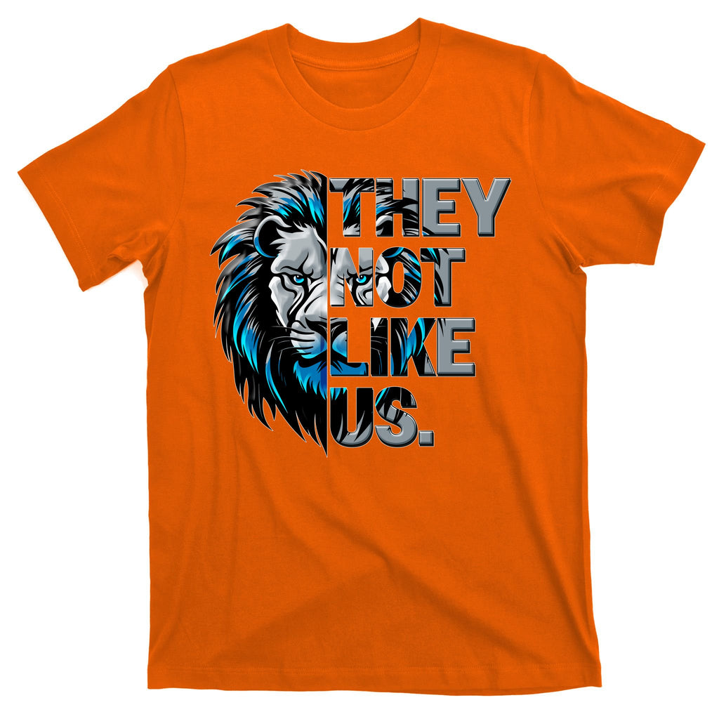 They Not Like Us Detroit Football Sports Fan T-Shirt