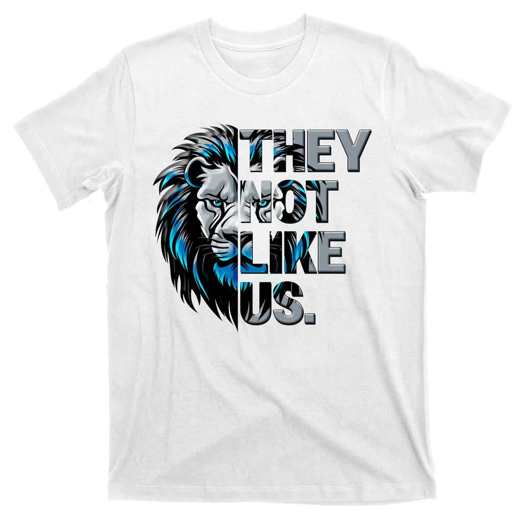 They Not Like Us Detroit Football Sports Fan T-Shirt