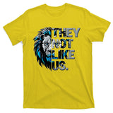 They Not Like Us Detroit Football Sports Fan T-Shirt
