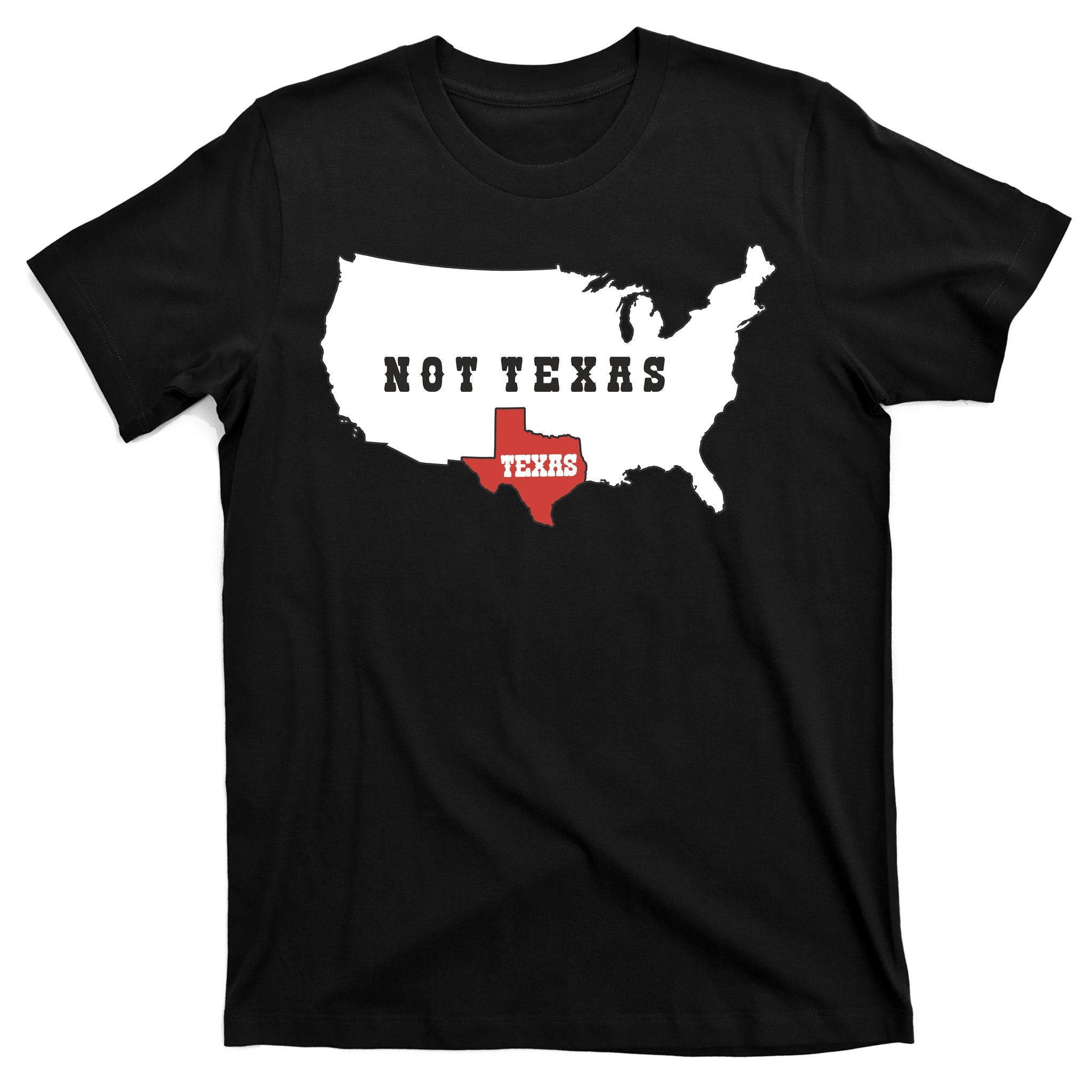 Texas Not Texas Map T-Shirt