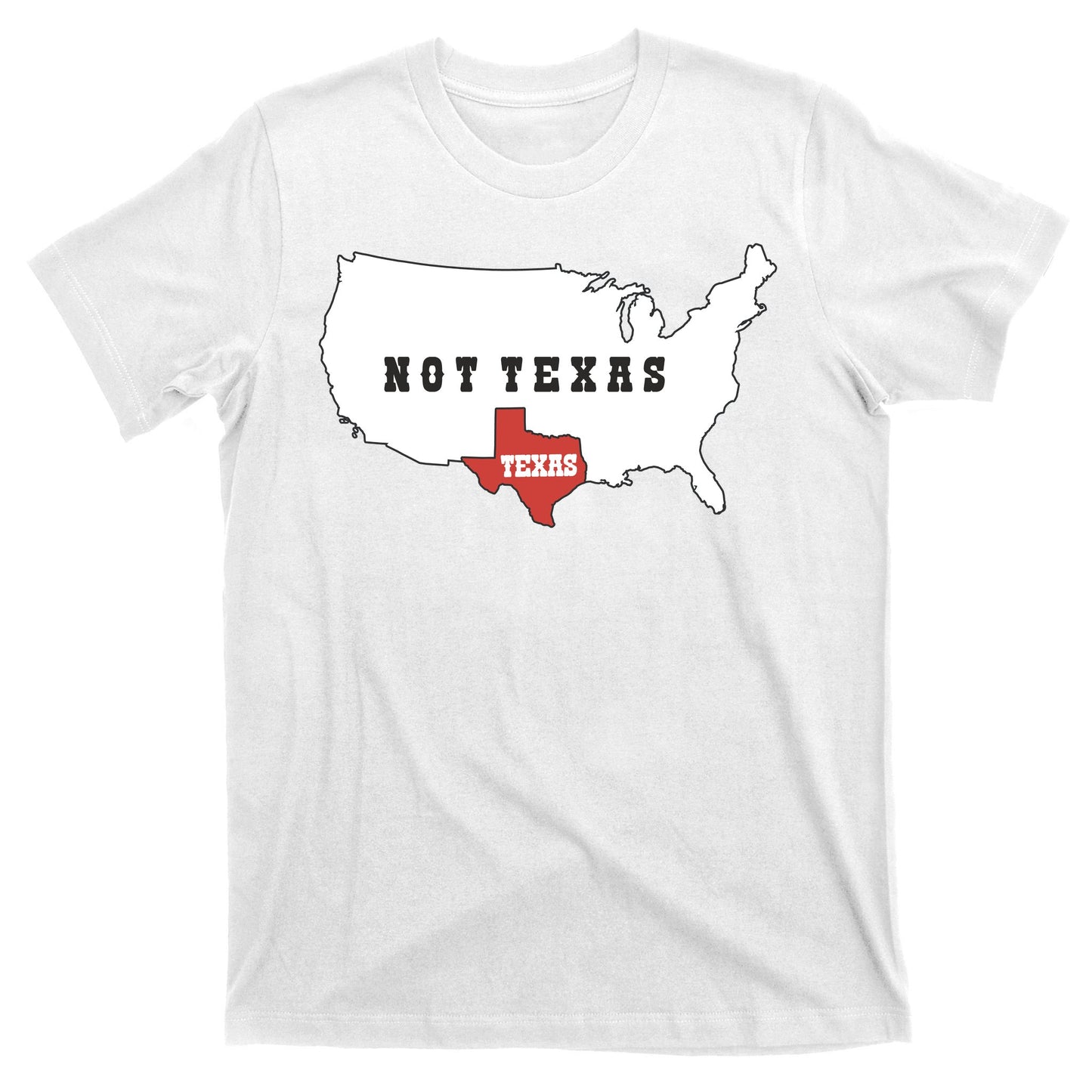 Texas Not Texas Map T-Shirt