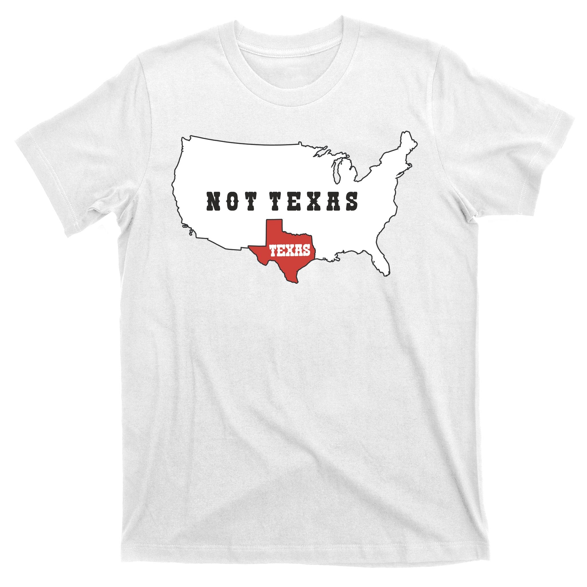 Texas Not Texas Map T-Shirt