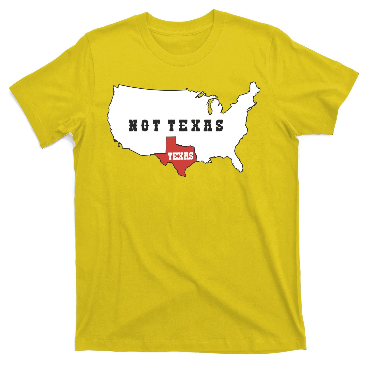Texas Not Texas Map T-Shirt