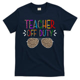 Teacher Off Duty Summer Break Cheetah T-Shirt