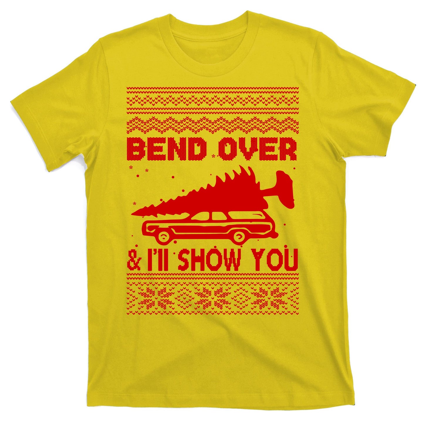 Todd Margo Couples Ugly Christmas Vacation I'll Show You T-Shirt