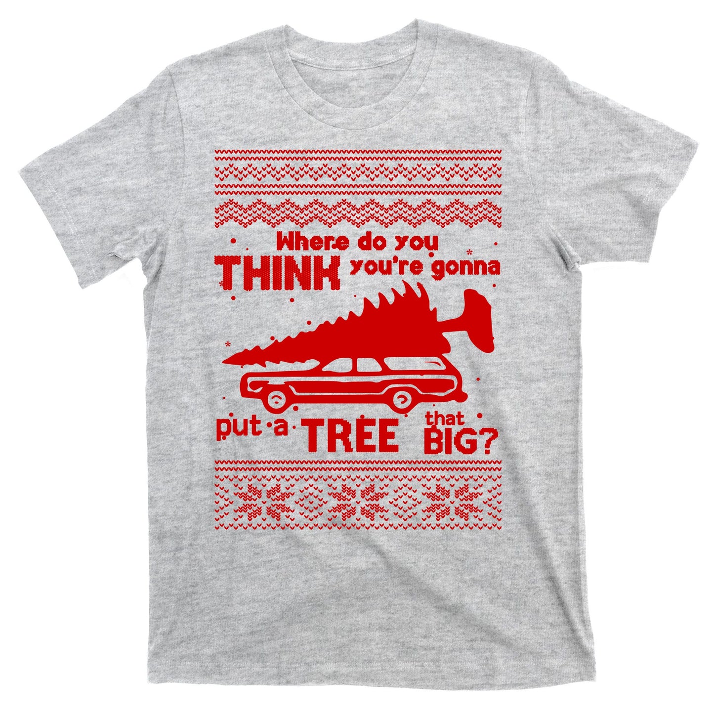Todd Margo Couples Ugly Christmas Vacation Tree T-Shirt