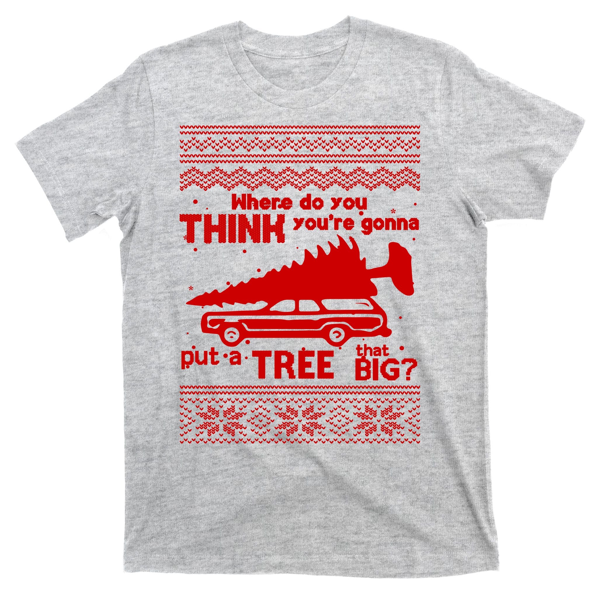 Todd Margo Couples Ugly Christmas Vacation Tree T-Shirt