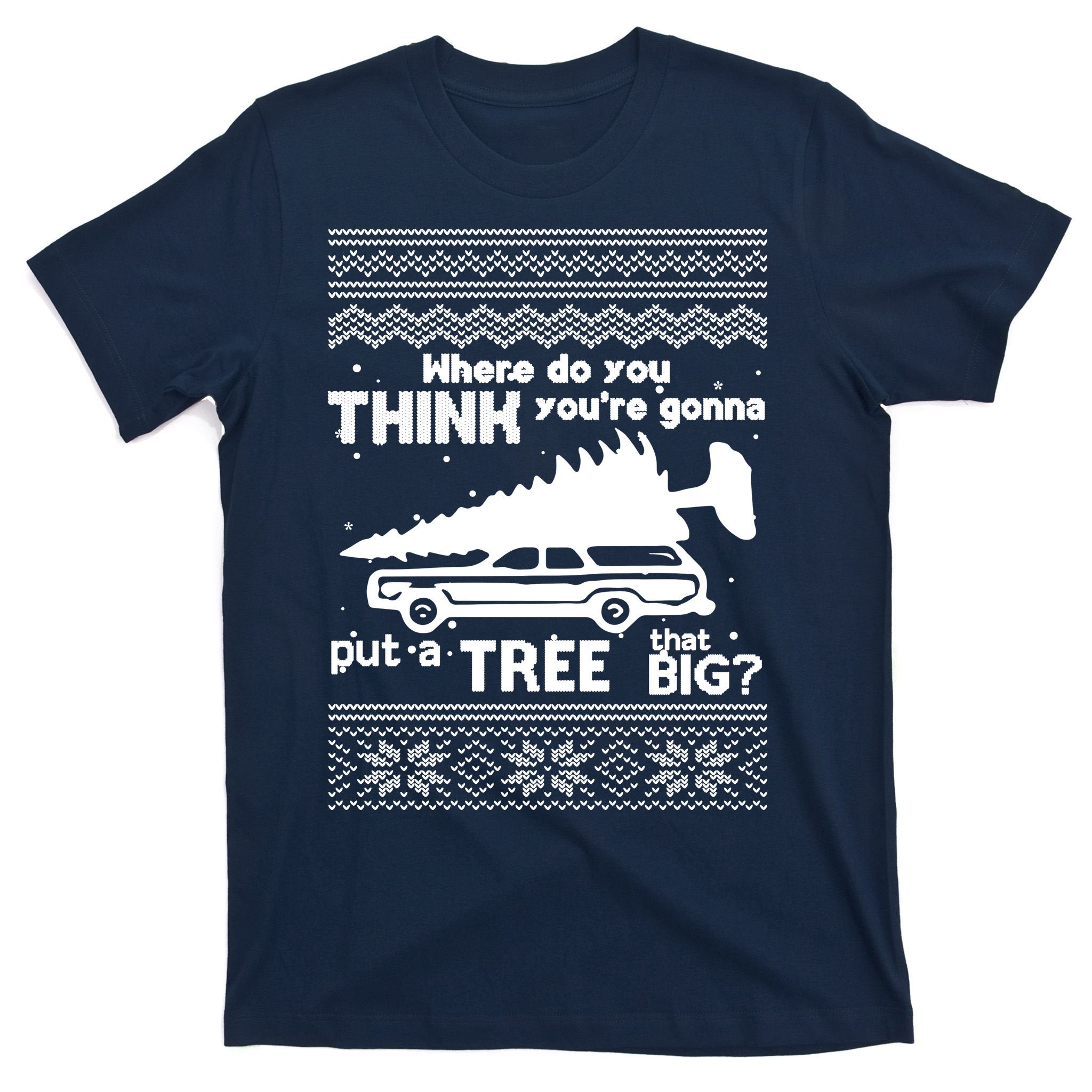 Todd Margo Couples Ugly Christmas Vacation Tree T-Shirt
