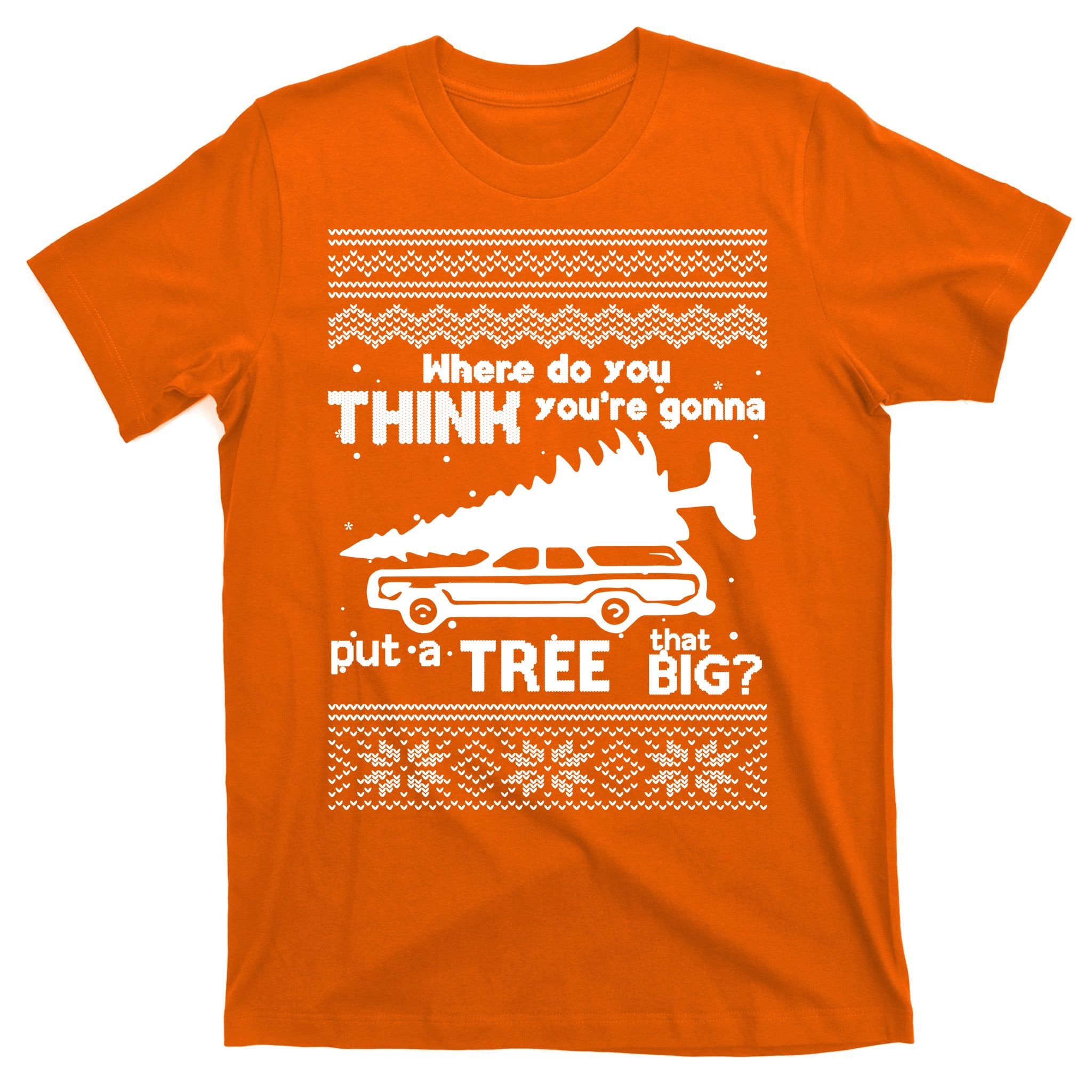 Todd Margo Couples Ugly Christmas Vacation Tree T-Shirt