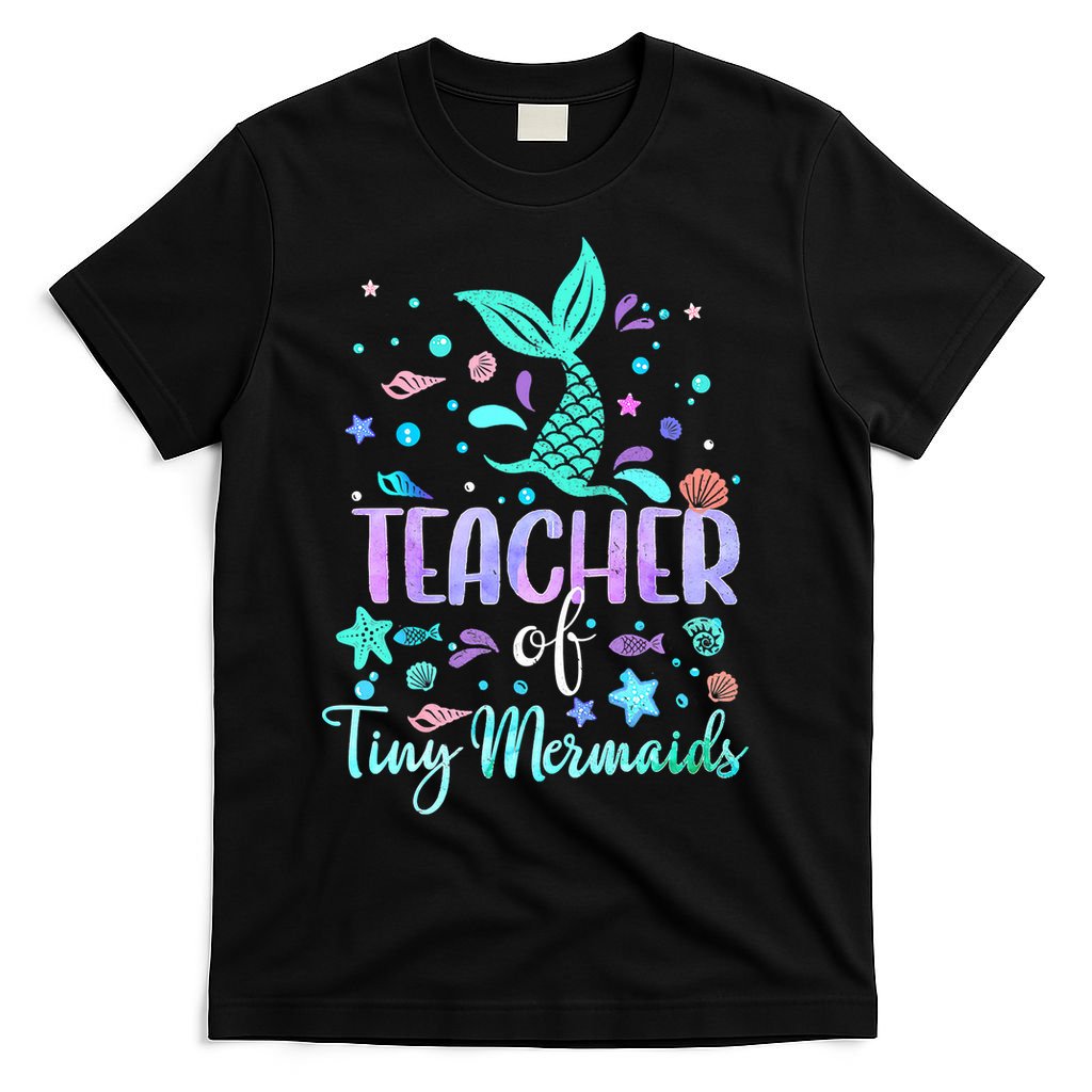 Teacher Of Tiny Mermaid Mermazing Back To School Girls Women T-Shirt