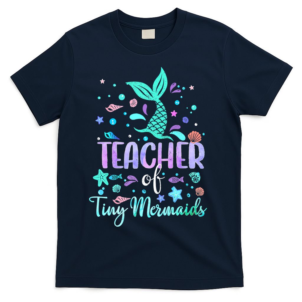Teacher Of Tiny Mermaid Mermazing Back To School Girls Women T-Shirt