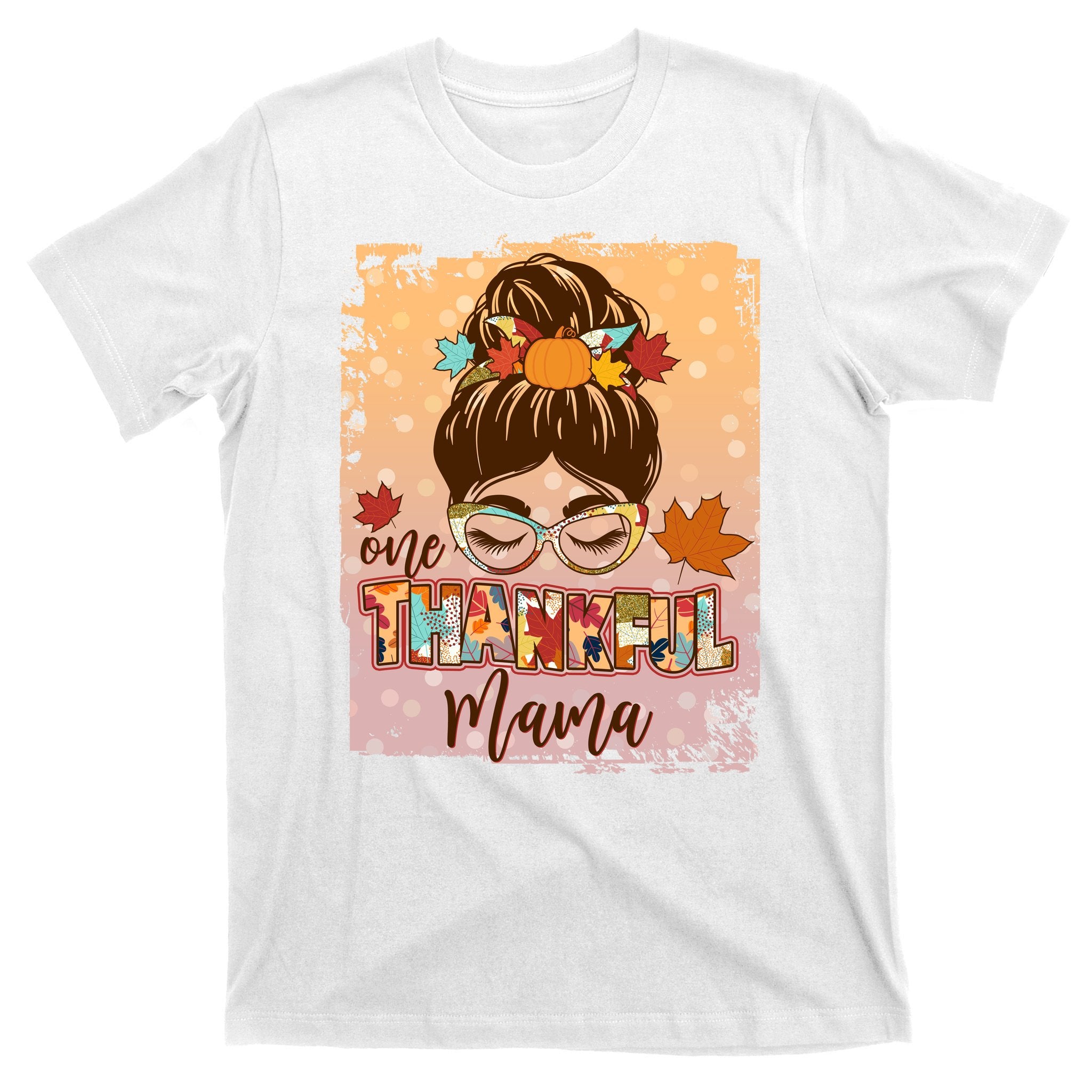 Thanksgiving One Thankful Mama T-Shirt