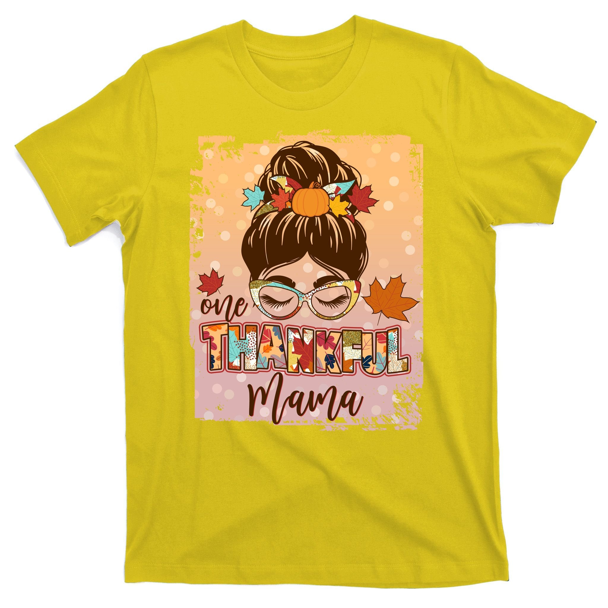 Thanksgiving One Thankful Mama T-Shirt