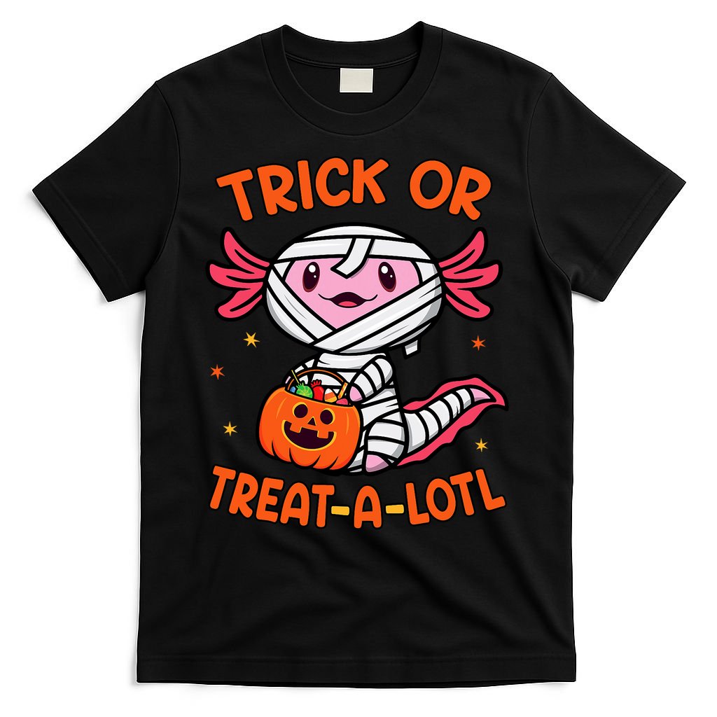 Trick Or Treat A Lotl Axolotl Halloween Costume T-Shirt