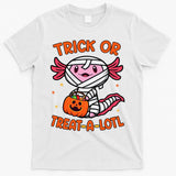 Trick Or Treat A Lotl Axolotl Halloween Costume T-Shirt