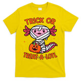Trick Or Treat A Lotl Axolotl Halloween Costume T-Shirt