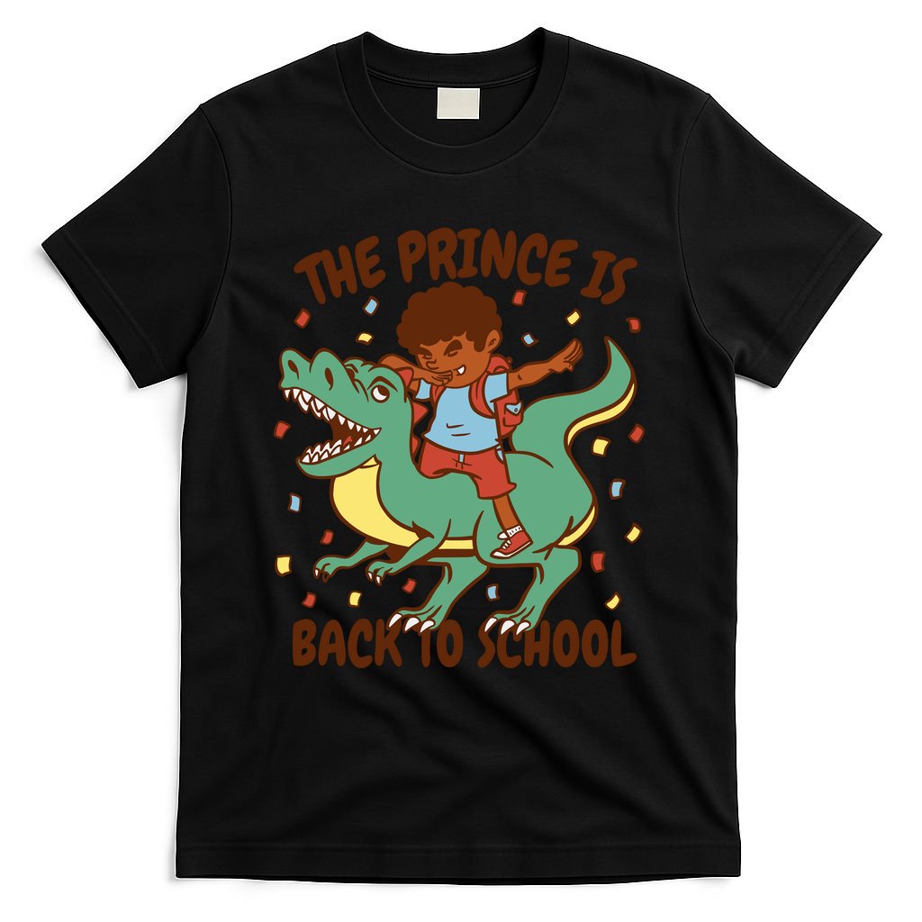 The Prince Is Back To School Dinosaur Dab T-Shirt