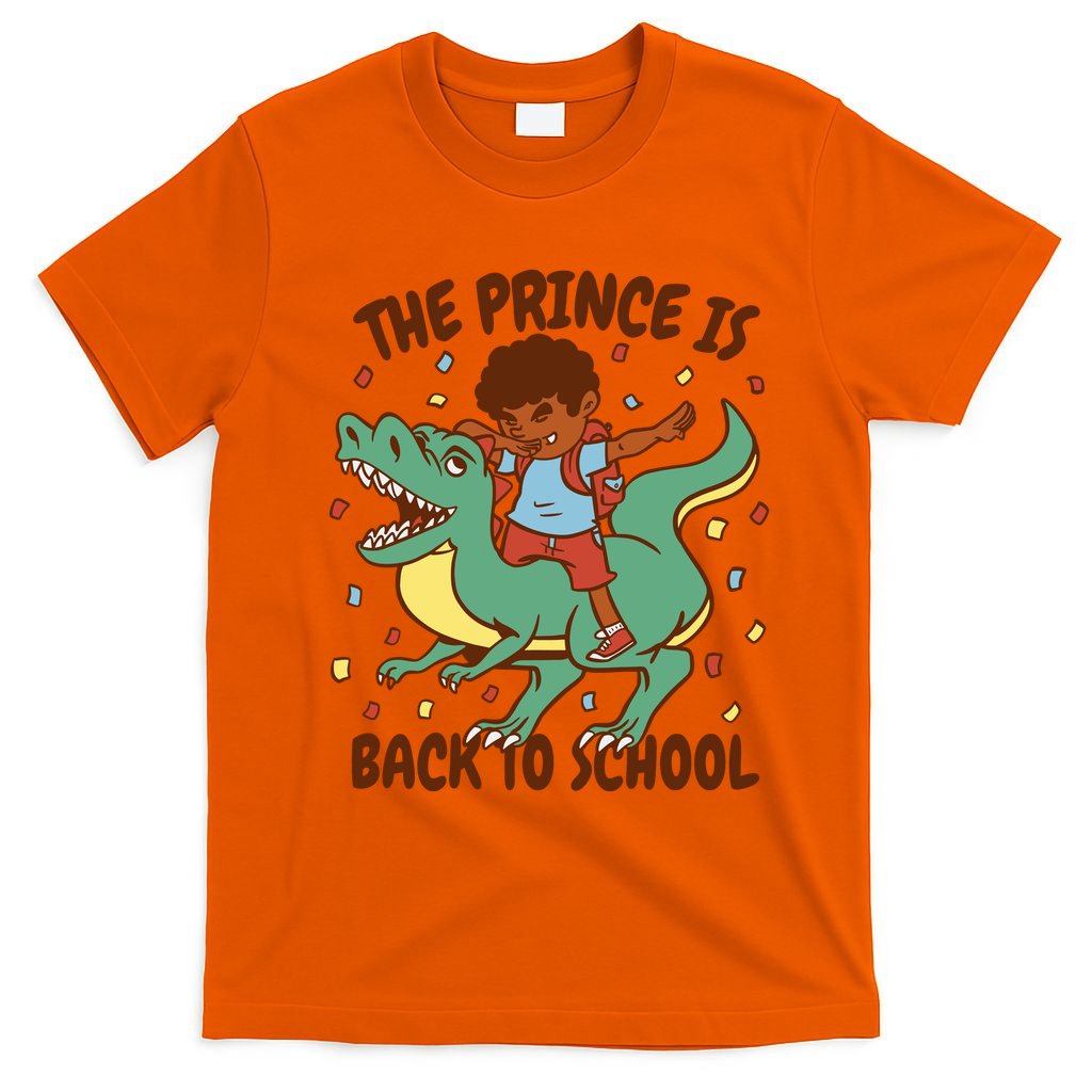 The Prince Is Back To School Dinosaur Dab T-Shirt