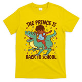 The Prince Is Back To School Dinosaur Dab T-Shirt