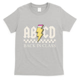 Teachers Rock Back To School ABCD Back In Class T-Shirt