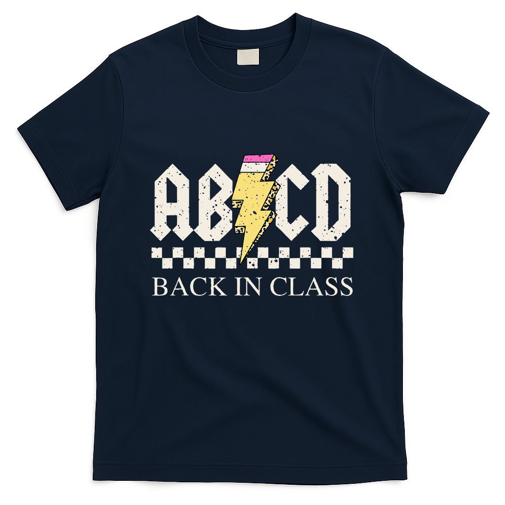 Teachers Rock Back To School ABCD Back In Class T-Shirt