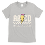 Teachers Rock Back To School ABCD Back In Class T-Shirt