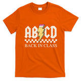 Teachers Rock Back To School ABCD Back In Class T-Shirt