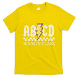 Teachers Rock Back To School ABCD Back In Class T-Shirt