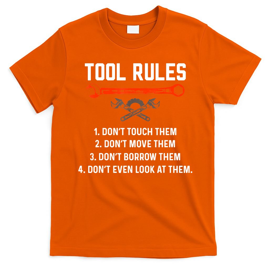Tool Rules Funny Meme Mechanic Auto Repair T-Shirt