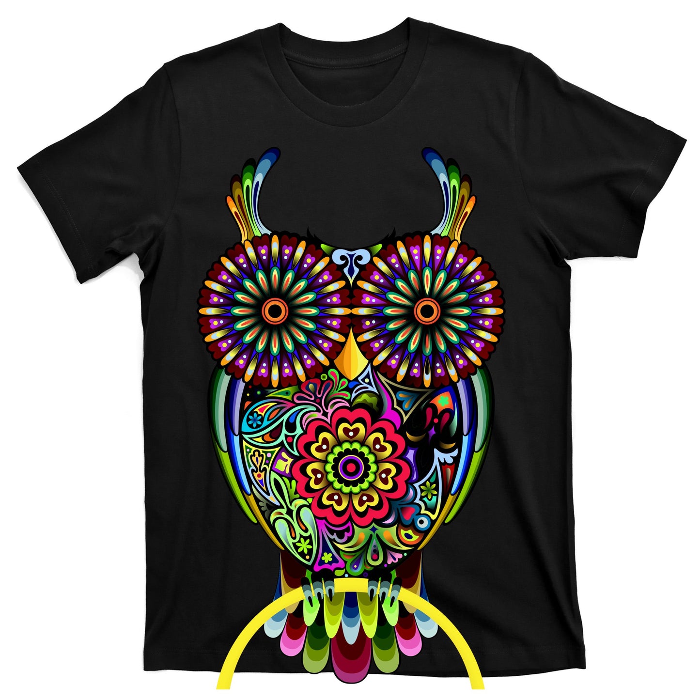 Trippy Big Eyed Owl T-Shirt