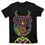 Trippy Big Eyed Owl T-Shirt
