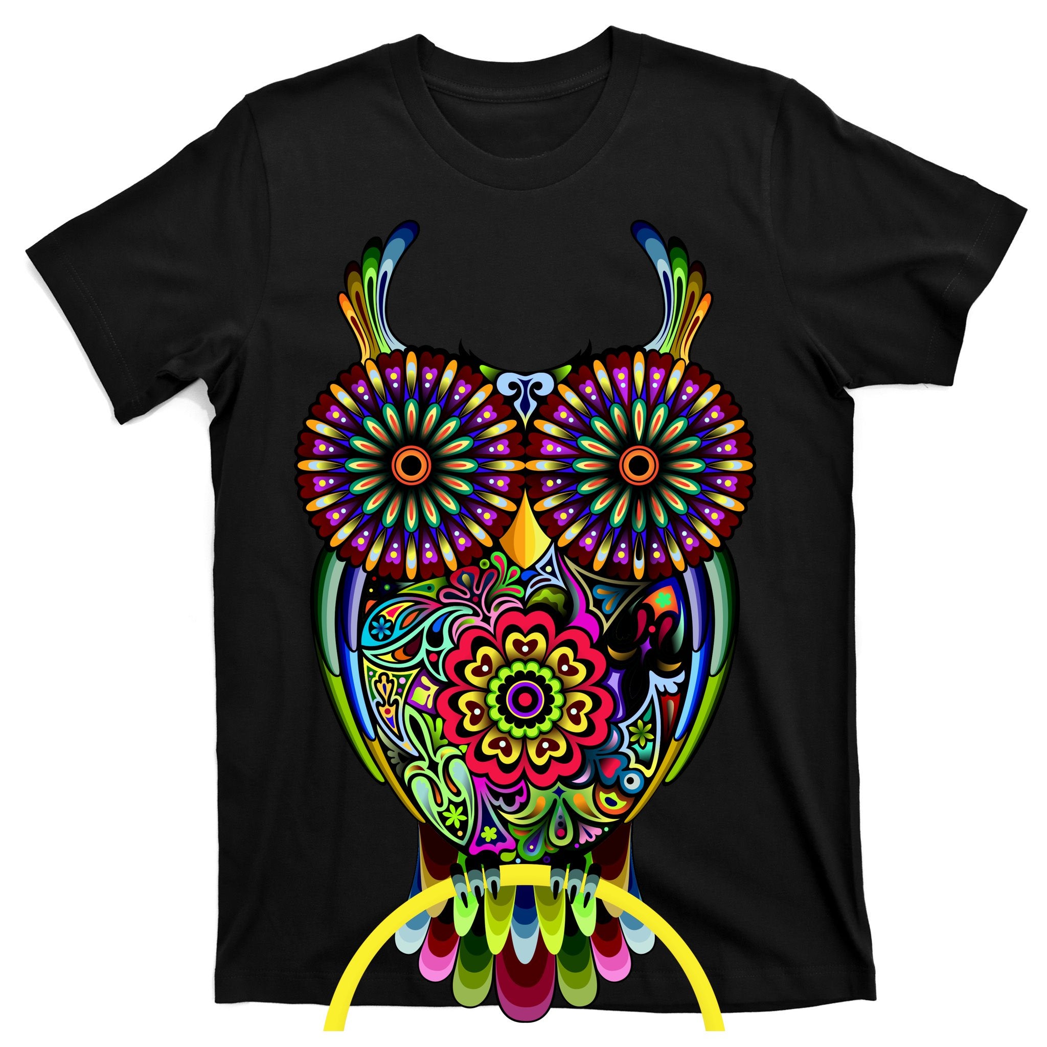 Trippy Big Eyed Owl T-Shirt