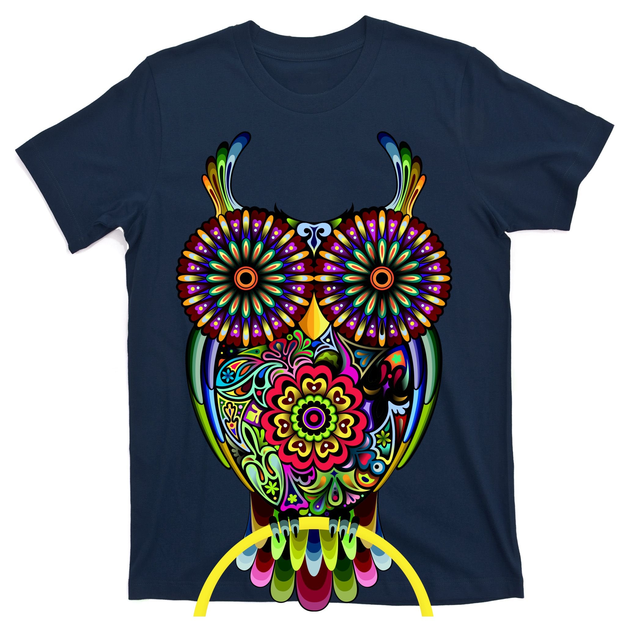 Trippy Big Eyed Owl T-Shirt