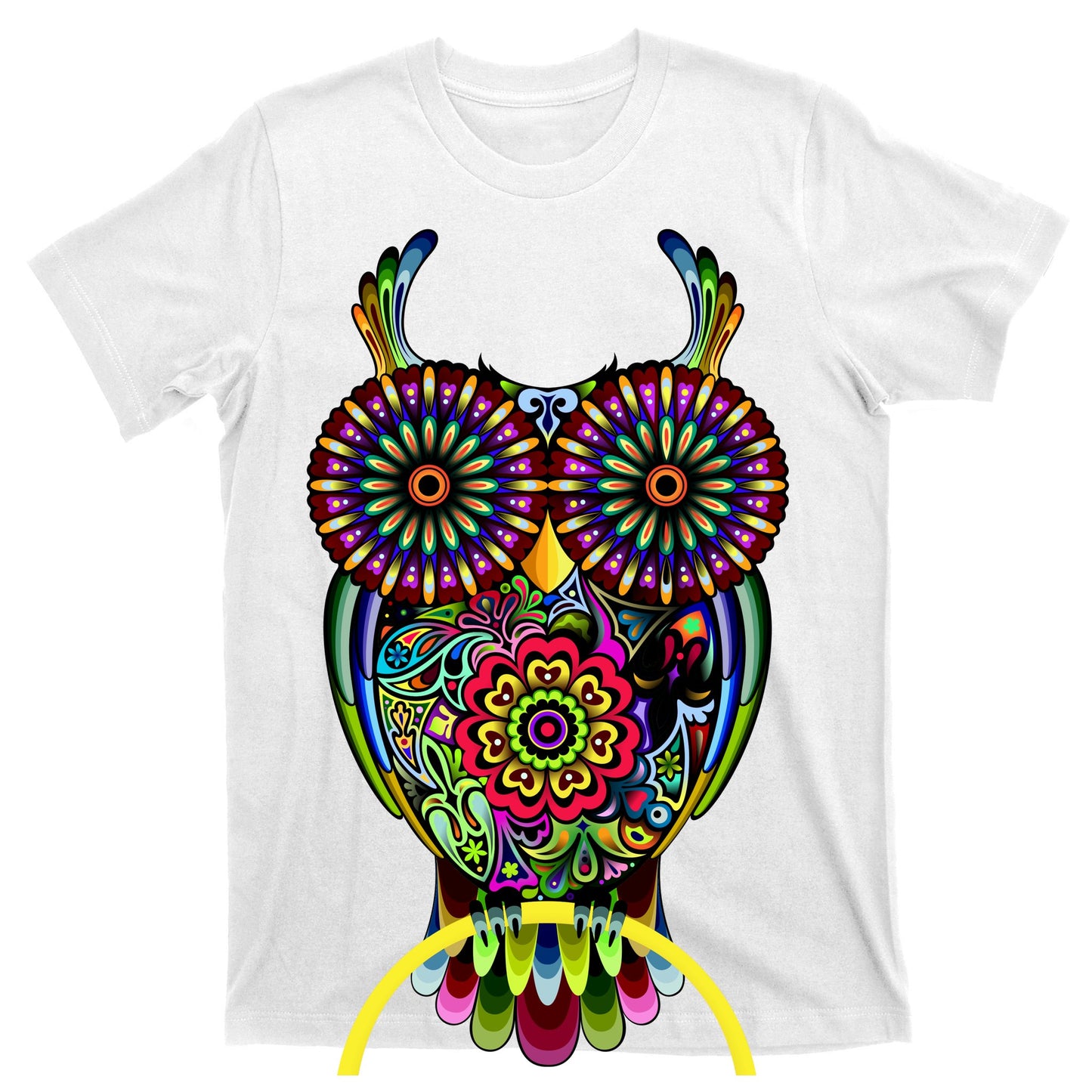 Trippy Big Eyed Owl T-Shirt