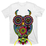 Trippy Big Eyed Owl T-Shirt