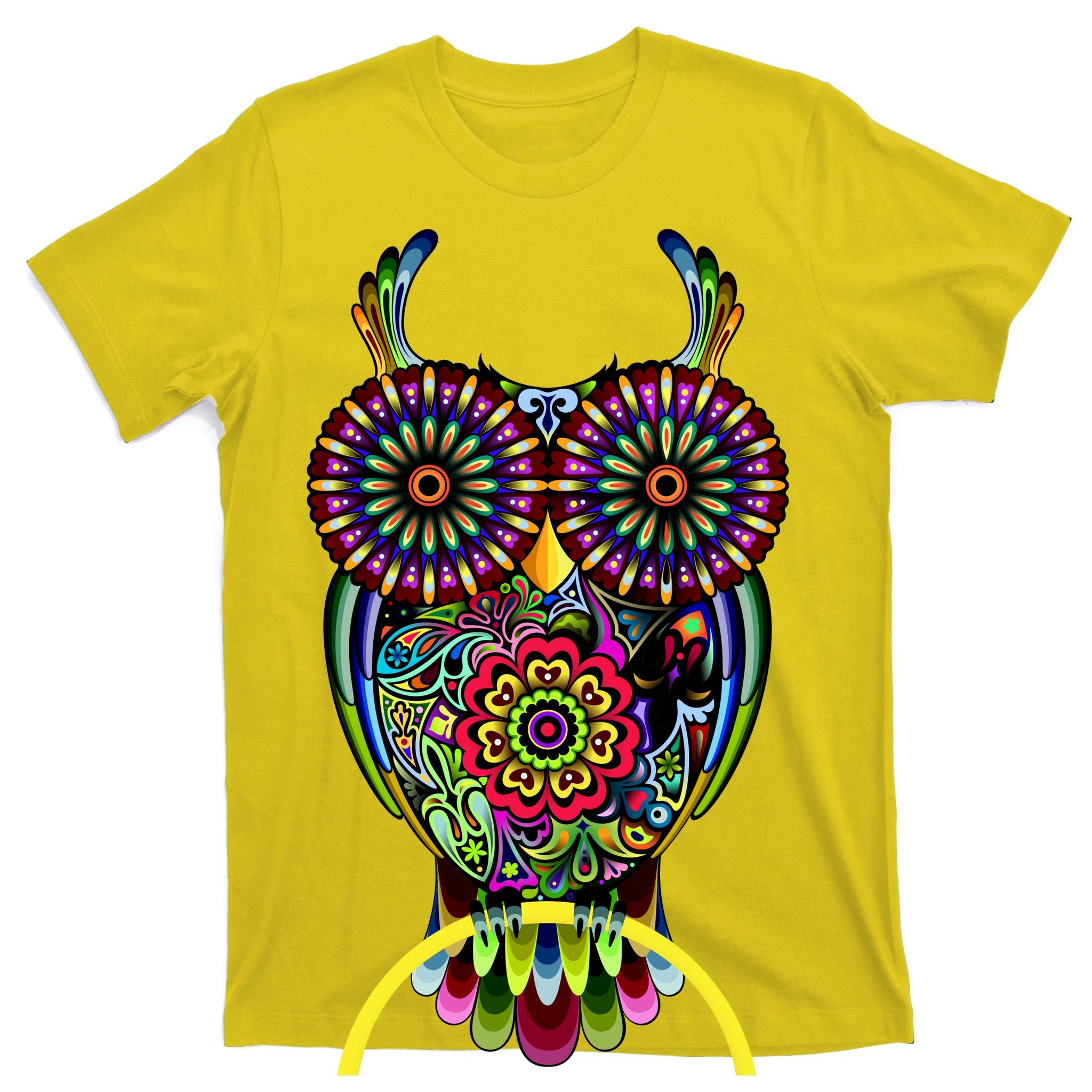 Trippy Big Eyed Owl T-Shirt
