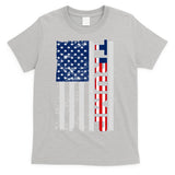 Trump Distressed USA Flag T-Shirt