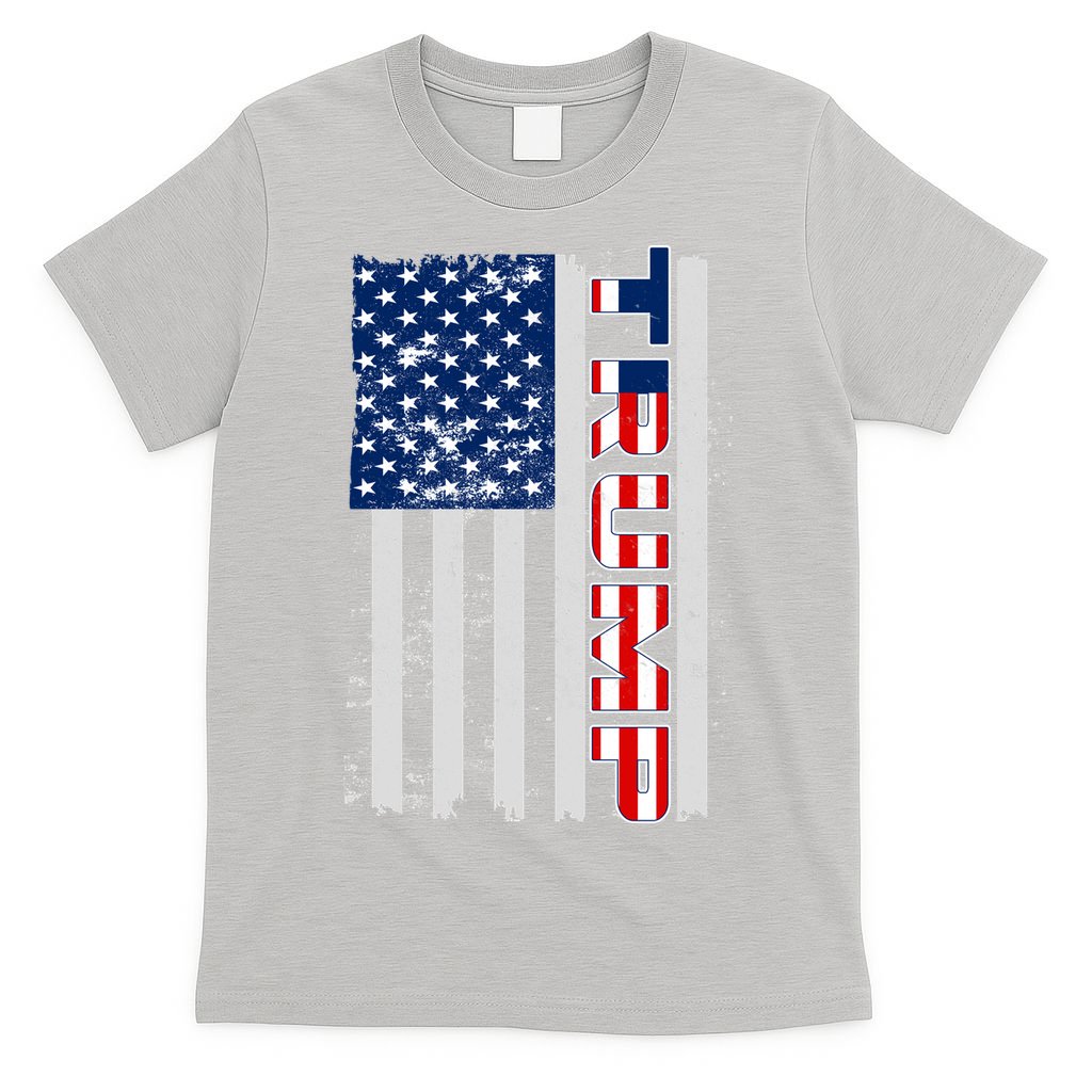 Trump Distressed USA Flag T-Shirt
