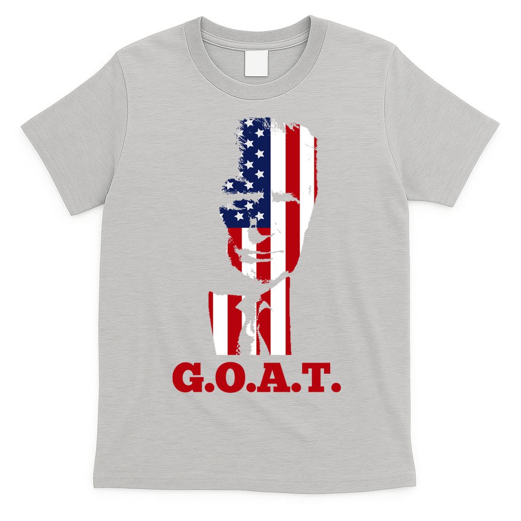 Trump USA Flag GOAT T-Shirt