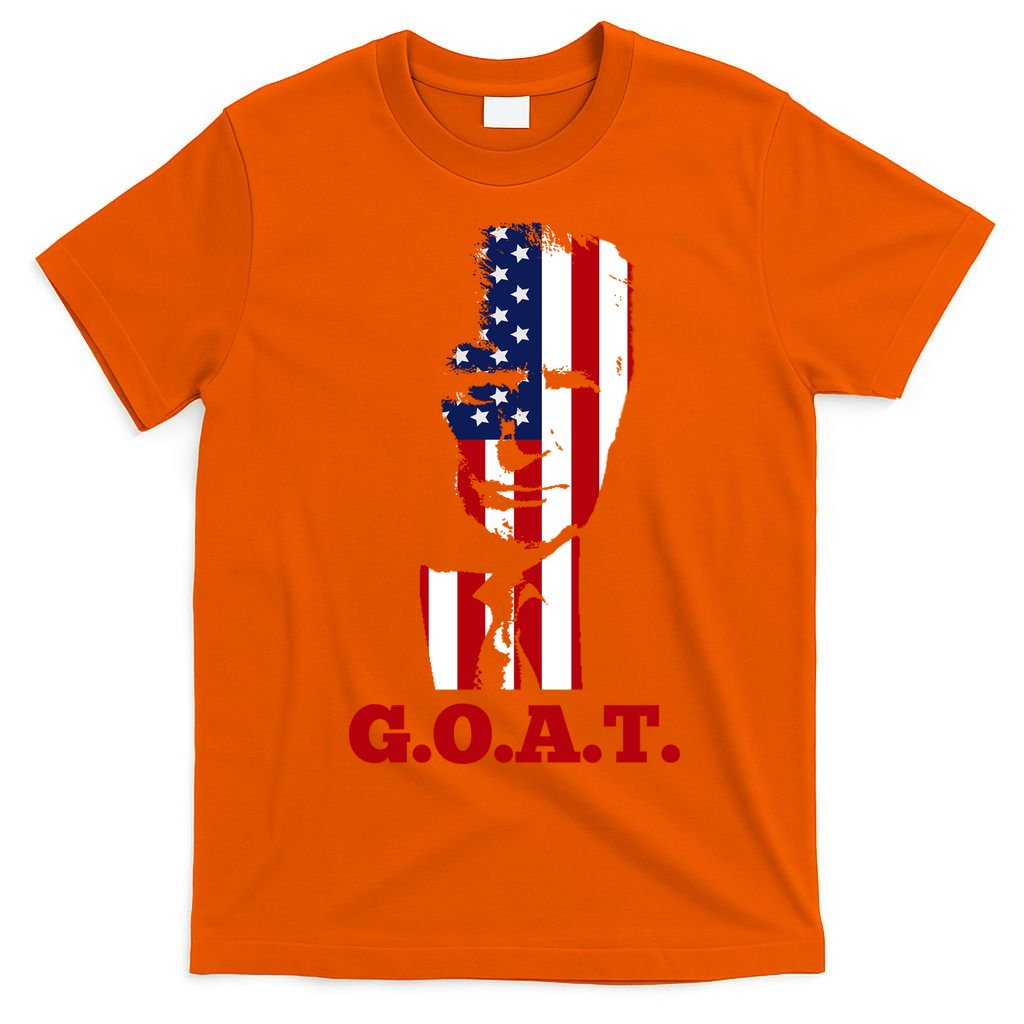 Trump USA Flag GOAT T-Shirt