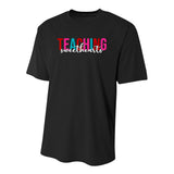 Teaching Sweethearts Colorful Teacher Youth Performance Sprint T-Shirt
