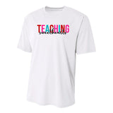 Teaching Sweethearts Colorful Teacher Youth Performance Sprint T-Shirt
