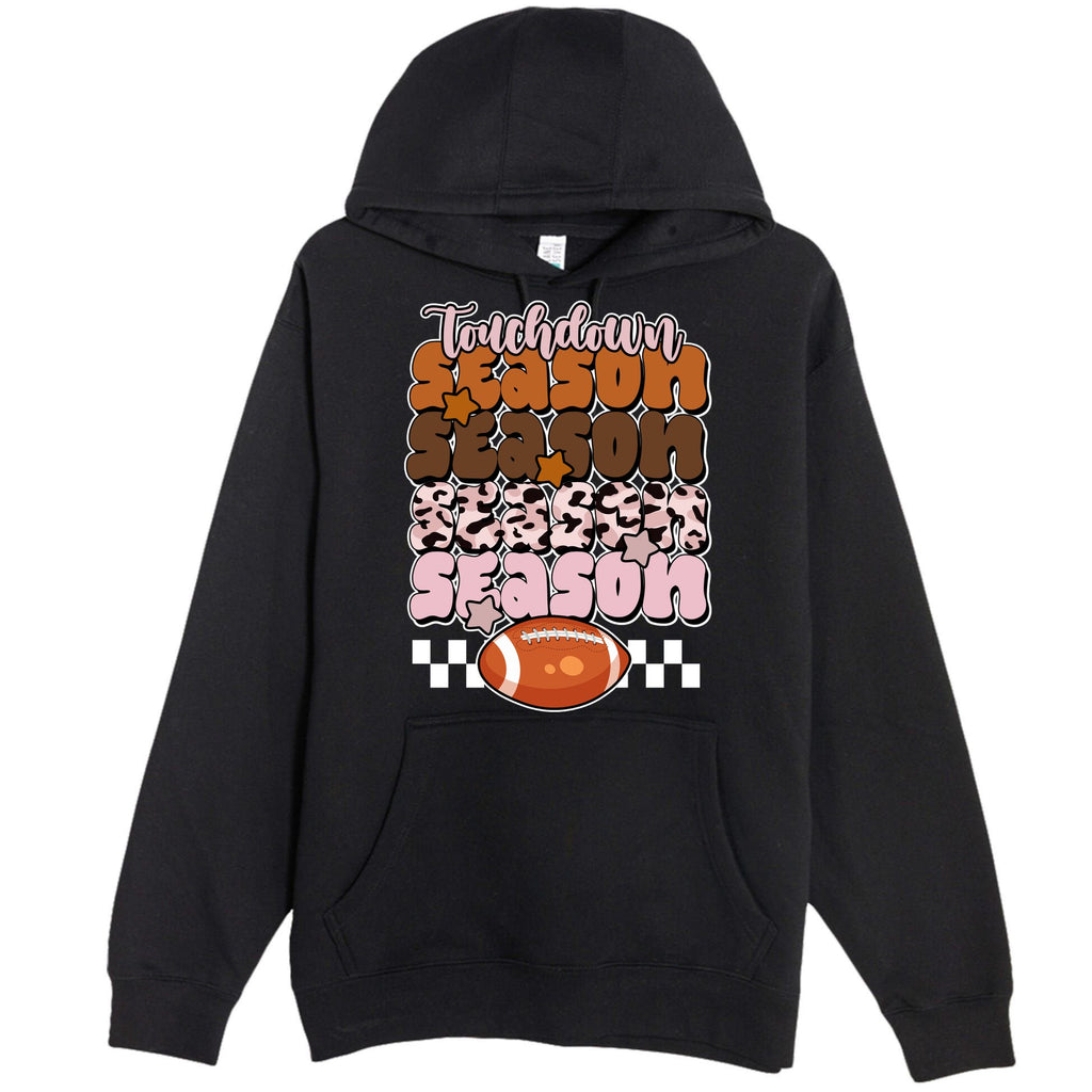 Touch Season Football Lover Cute Retro Premium Pullover Hoodie