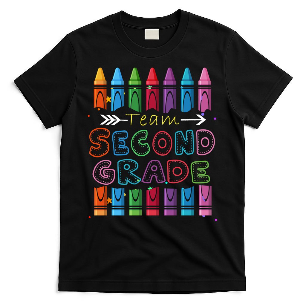 Team Second Grade Welcome Back To School Second Grade Funny Gift T-Shirt