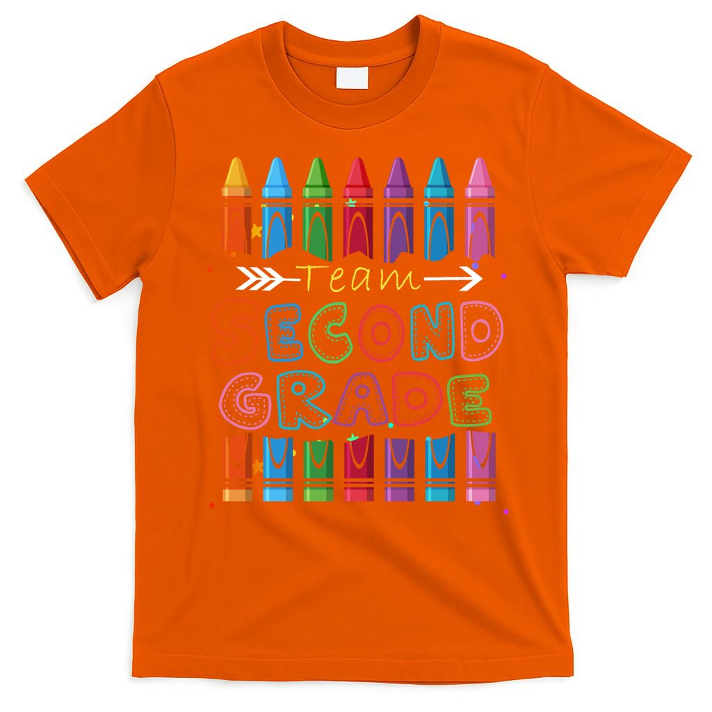 Team Second Grade Welcome Back To School Second Grade Funny Gift T-Shirt