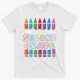 Team Second Grade Welcome Back To School Second Grade Funny Gift T-Shirt