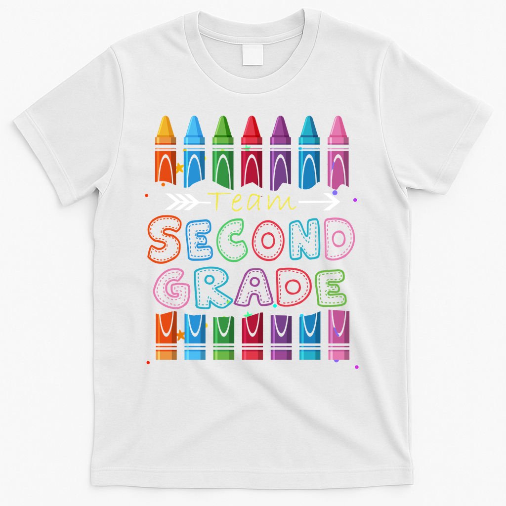 Team Second Grade Welcome Back To School Second Grade Funny Gift T-Shirt